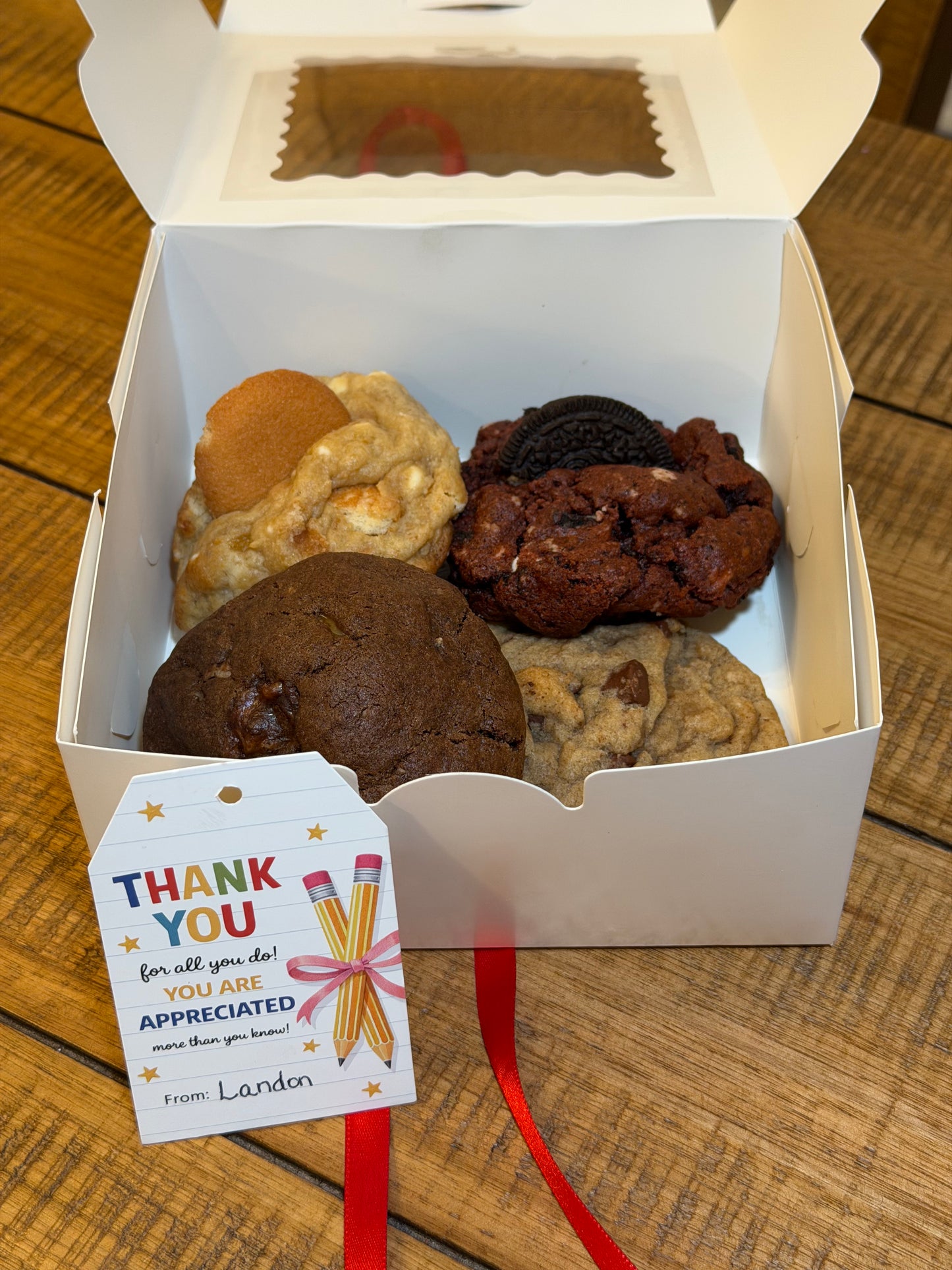 Teacher Appreciation — 4 Cookie Gift Box