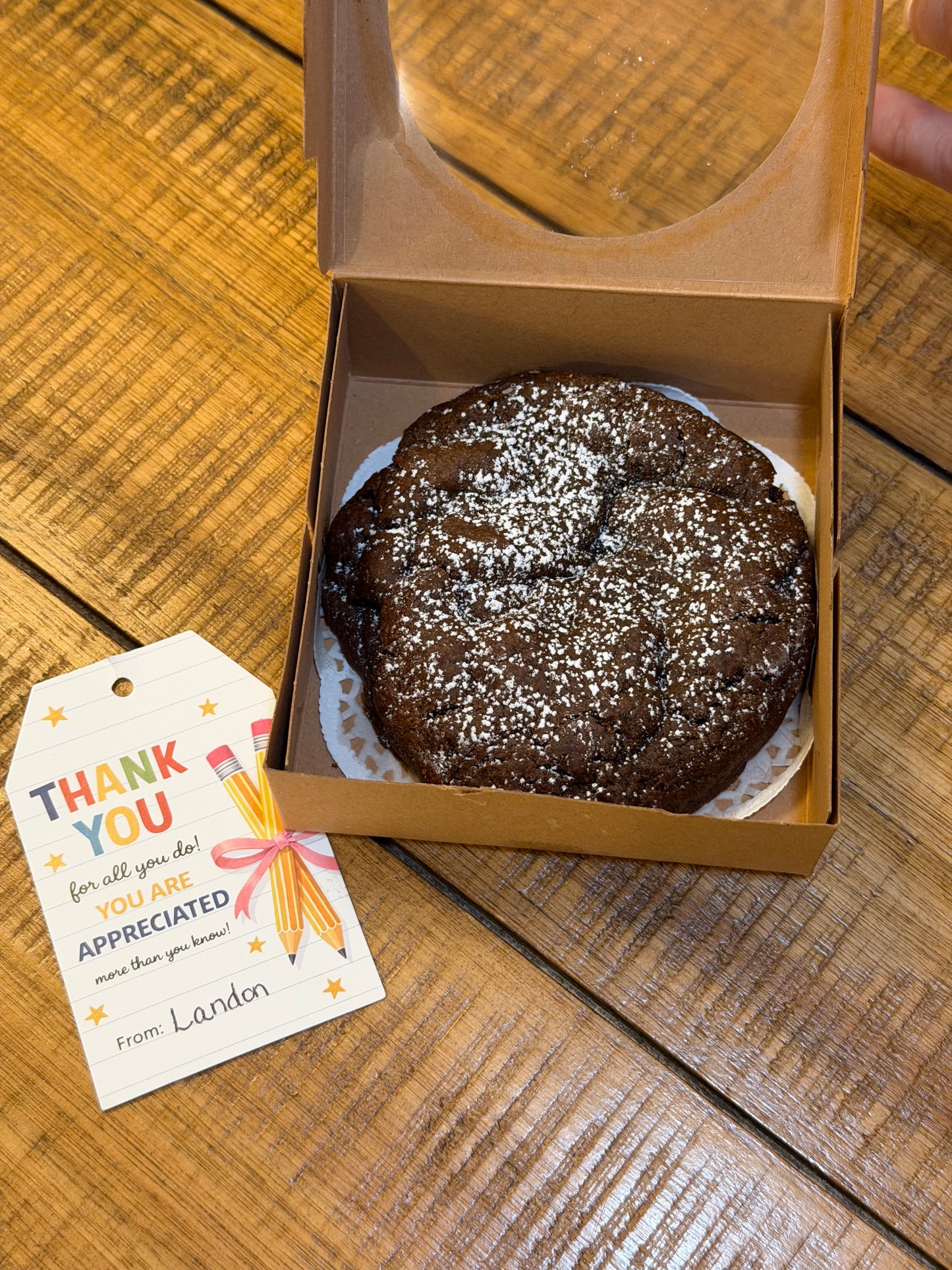 Teacher Appreciation — 1 Cookie Gift Box