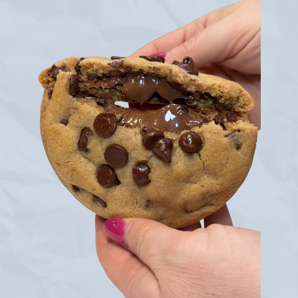 Nutella Stuffed Brown Butter Chocolate Chip