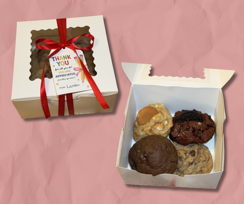 Teacher Appreciation — 4 Cookie Gift Box