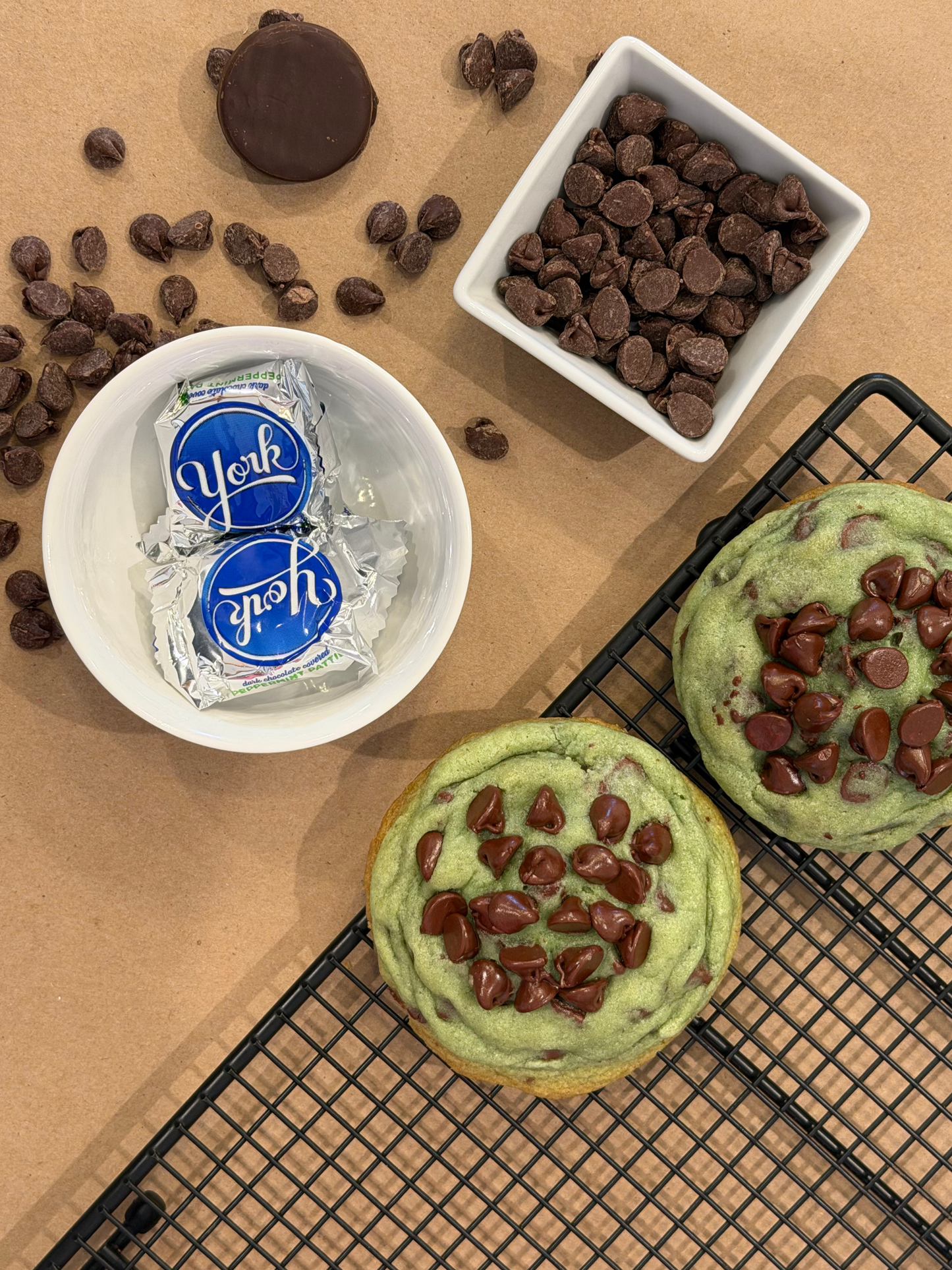 Stuffed Mint Chocolate Chip